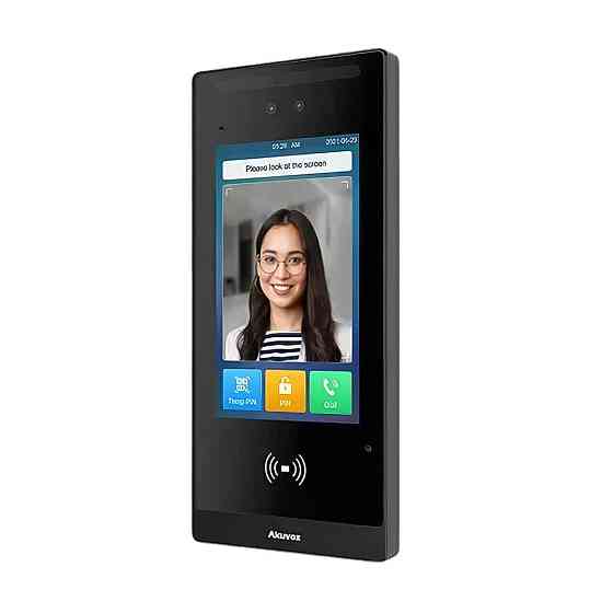IP-відеопанель багатоабонентська 2Mp Akuvox E18C з екраном 7