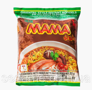 Тайская лапша быстрого приготовления с уткой Pa-Lo Duck MAMA 55 г Харьков