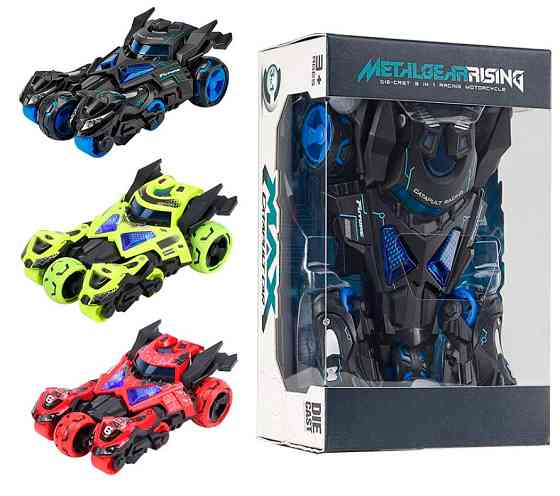 Іграшка CARS S Машина-катапульта 3в1 Pull-back зі світлом та звуком 1:32, в асортименті (CJ-1288068) (7120484) Київ