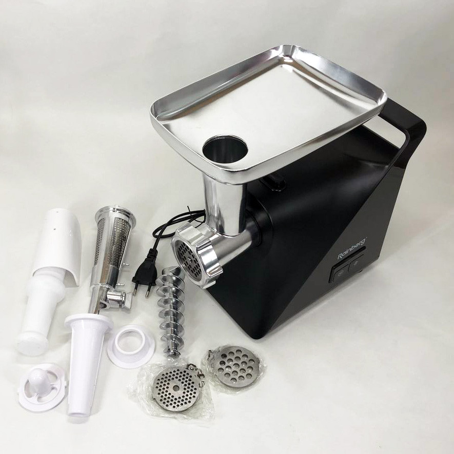 Мясорубки с металлическими шестернями в редукторе Rainberg, Мясорубка професиональна ZL-60 Львов - изображение 12