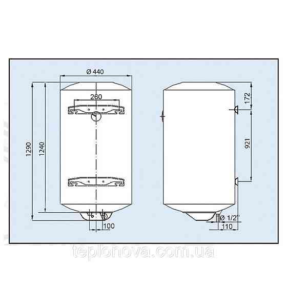 Водонагрівач LEOV LV Dry 150 l сухий тен Чернівці