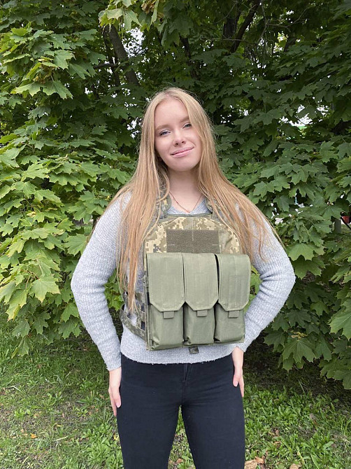 Подсумки для Магазинов АК Тройной на 3 Магазина Закрытые Олива Одесса - изображение 2