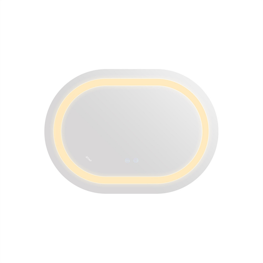 Дзеркало Qtap Gemini 500х700 з LED-підсвіткою Touch, з антизапотіванням, з димером, рев. темп. кольору (3000-6500K) Reverse Київ - фото 19