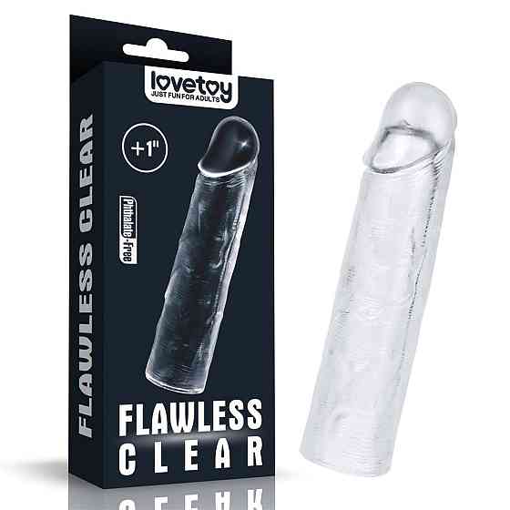 Насадка на член Flawless Clear Penis Sleeve Add 1'' Sex Aura Київ