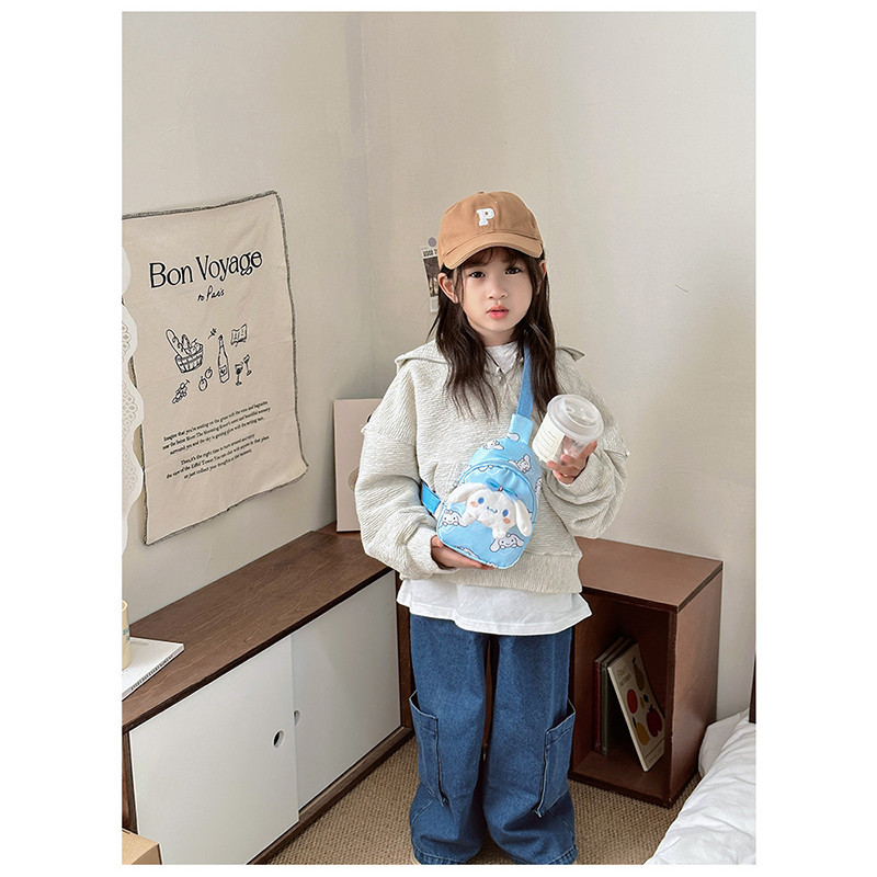 Детская сумка TD-34 Kuromi с аниме через плечо на одно отделение с ремешком Blue Киев - изображение 7