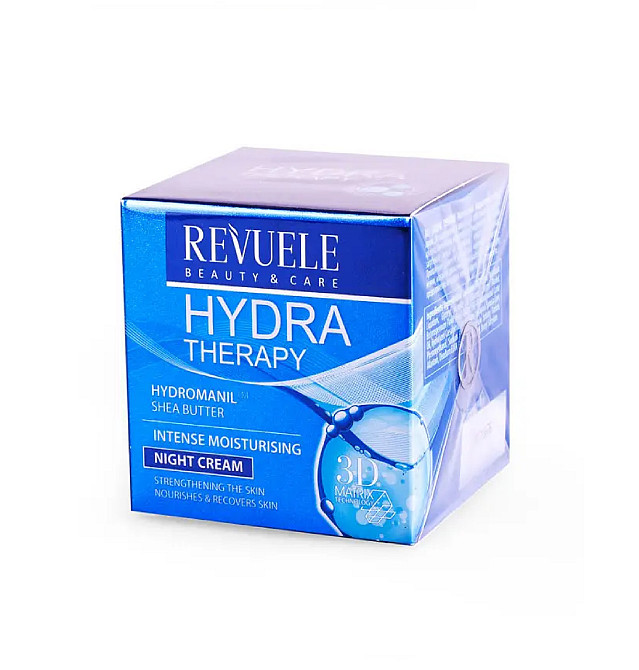 Интенсивно увлажняющий ночной крем для лица Hydra Therapy Revuele 50 мл Киев - изображение 1