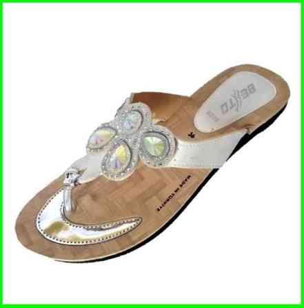 Женские Тапочки Шлёпанцы Сланцы Вьетнамки Бежевые (размеры: 36,37) Днепр