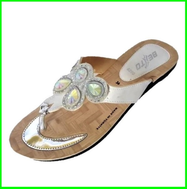 Жіночі Тапочки Шльопанці Сланці В'єтнамки Бежеві (розміри: 36,37) Дніпро - фото 4