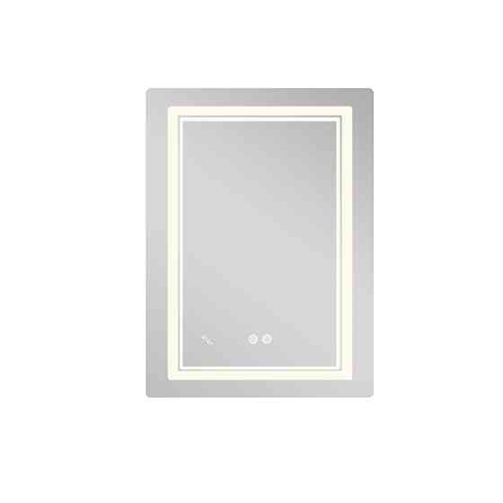 Дзеркало Qtap Cardinal (CA2) 600х800 з LED-підсвіткою Touch, з антизапотіванням, з димером, темп. кольору (3000-6500K) Reverse Київ