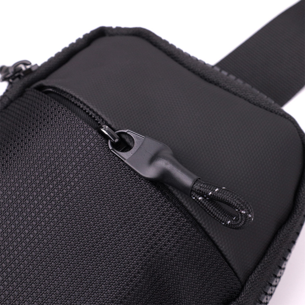 Слінг сумка для подорожей із якісного текстилю Чорний (Vintage) Київ - фото 9