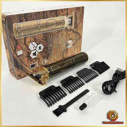 Машинка Для Стрижки Аккумуляторная Мужская Электрическая Триммер Для Бороды Золотистый Беспроводная Shuke Киев