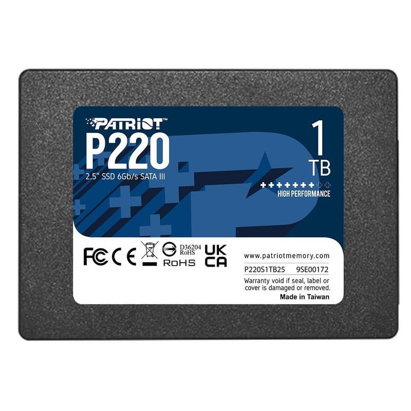 SSD диск накопитель Patriot P220 1TB 2.5