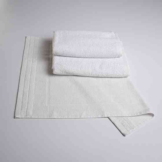 Набір банний махровий 3шт GM Textile 50х70см, 50х90см, 70х140см (Білий) Суми