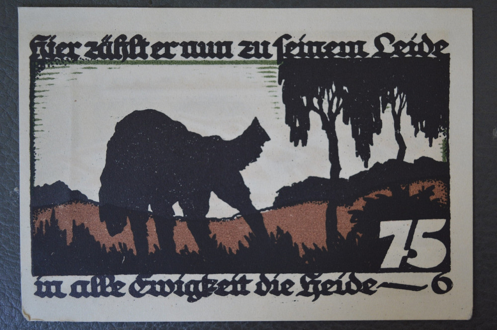 Німеччина. Нотгельд. 75 Pf ( 11 ) Полтава - фото 1