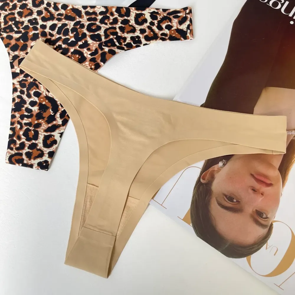 Безшовні стрінги (чорний колір) М, L розмір Київ - фото 3