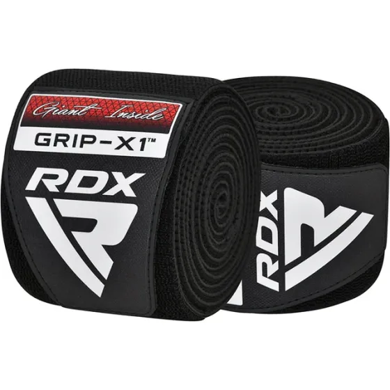 Бинти на коліна RDX K1 GYM Knee Wraps Full Black Каменское