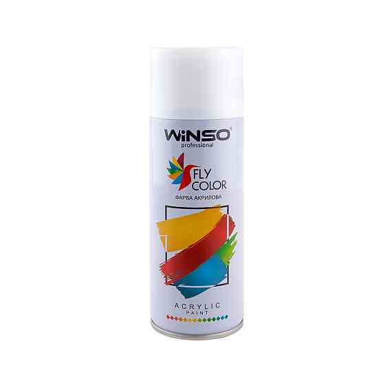 Фарба акрилова Winso Spray 450мл бежево-білий (TRAFFIC WHITE/RAL9016) Киев
