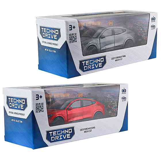 Автомодель - Ford Mustang Mach-E GT 2023 (червоний, сріблясто-сірий) Днепр