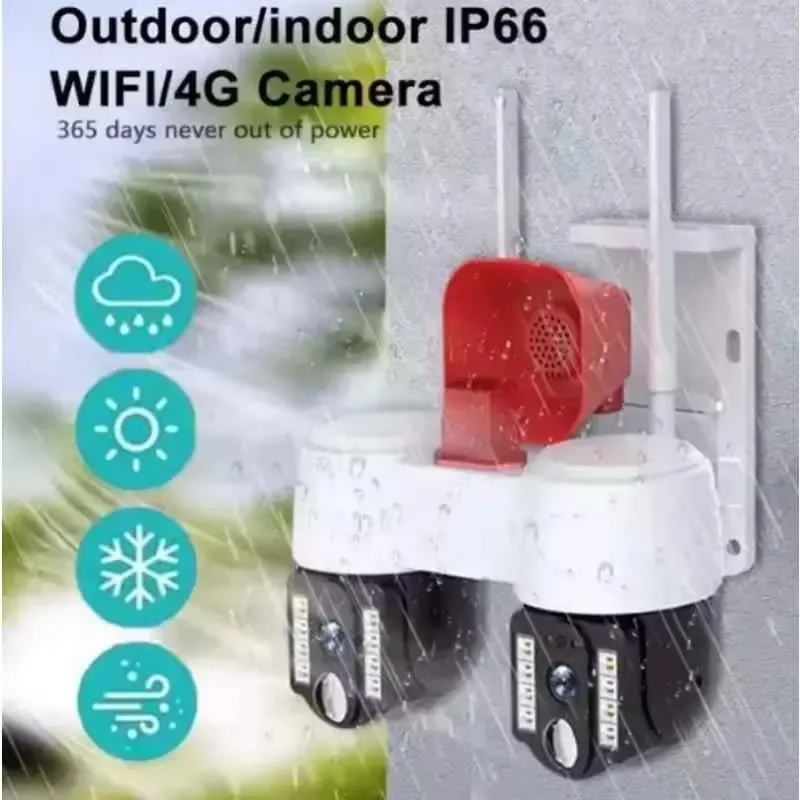 Высокопроизводительная камера видеонаблюдения с двумя направлениями движения, WIFI, горизонтальное вращение на 360° и вертикальное на 90°, водонепрони Коломыя - изображение 4