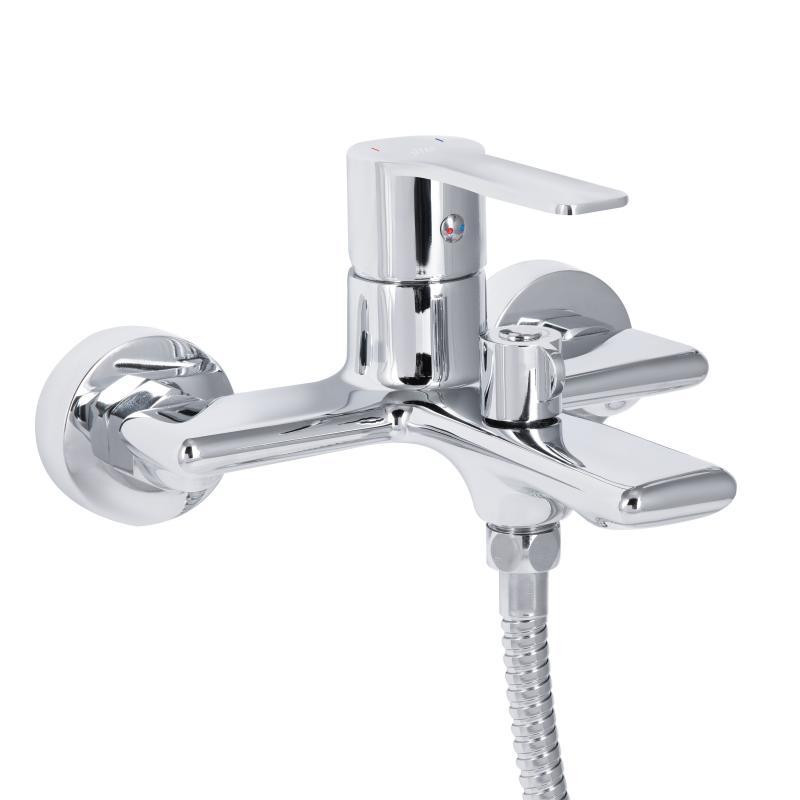 Смеситель для ванны c душевым гарнитуром Qtap Taurus QTTAU259CRM45661 Chrome Харьков - изображение 3