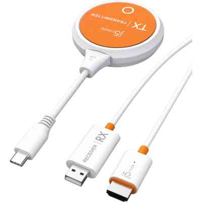 Адаптер ScreenCast Full HD WI-FI 15m USB-C to HDMI Miracast/AirPlay/Chromecast J5create (JVAW62-N) Винница