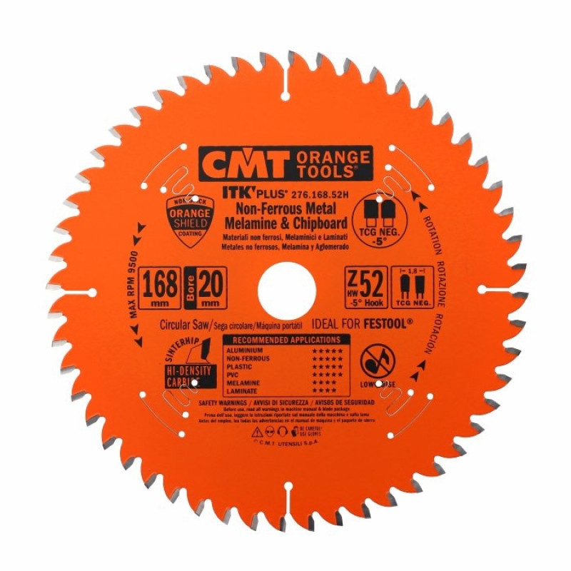 Пильний диск по алюмінію CMT 165x20/15.87x56Т K1.8/1.2 -6° Neg (276.165.56H) Одеса - фото 1