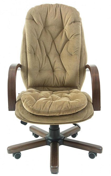 Офисное Кресло Руководителя Richman Venice Rosto 40 Wood M1 Tilt Оливковый Днепр - изображение 2