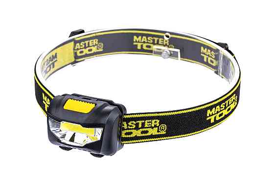 MASTERTOOL Ліхтар налобний MASTERTOOL 3 режими 59х41х32 мм COB LED 3xAAA ABS 94-0811 Коломия