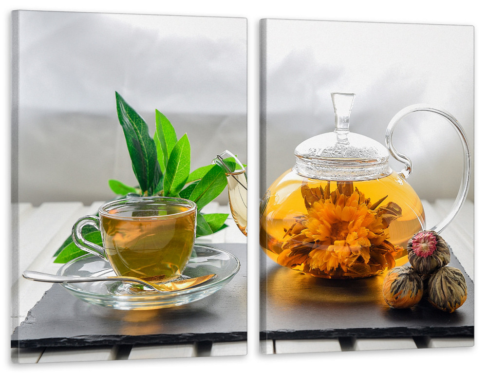 Модульная картина в гостиную / спальню  Чай з ромашки  TLV-2_057 90x132 см Київ - фото 1