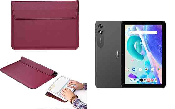Чохол-конверт VitoCase для UMIDIGI G2 Tab, з функцією підставки для планшета Бордовий Київ