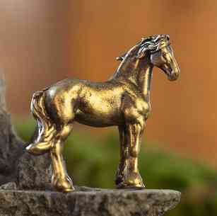Фигурка из бронзы миниатюрная Лошадь Киев