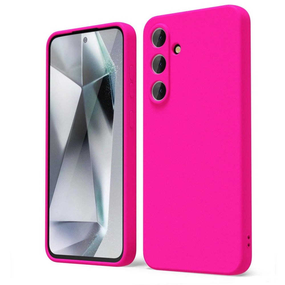 Samsung A57 A576 Чехол силиконовый Микрофибра (яркий) Одесса - изображение 1