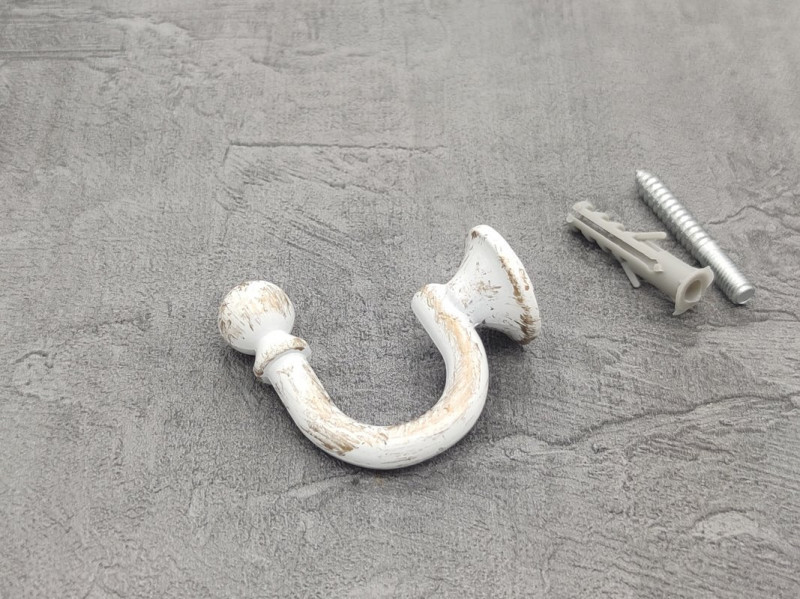 ГАЧОК металевий Orvit 35 мм БІЛЕ ЗОЛОТО (матове) Львов - изображение 3