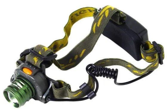 Ліхтарик налобний BAILONG BL-1505/602B із сенсорним керуванням з датчиком руху 4822 Київ