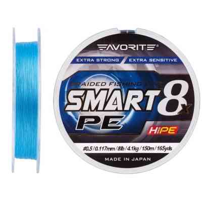 Шнур Favorite Smart PE 8x 150м 0.5/0.117mm 8lb/4.1kg Sky Blue (1693.10.70) Вінниця