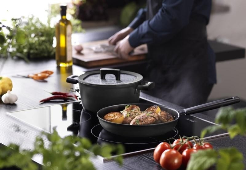 Кастрюля 3,5л fiskars hard face hardtec superior ø 22 см, черная (1020875) Нововолынск - изображение 5