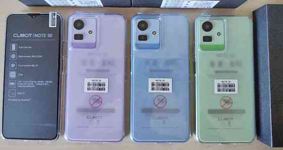 Телефон: CUBOT Note 50 8/256Gb. NFC 90Hz. IPS 5200Maч Android 13 + чехол, стекло ! Київ
