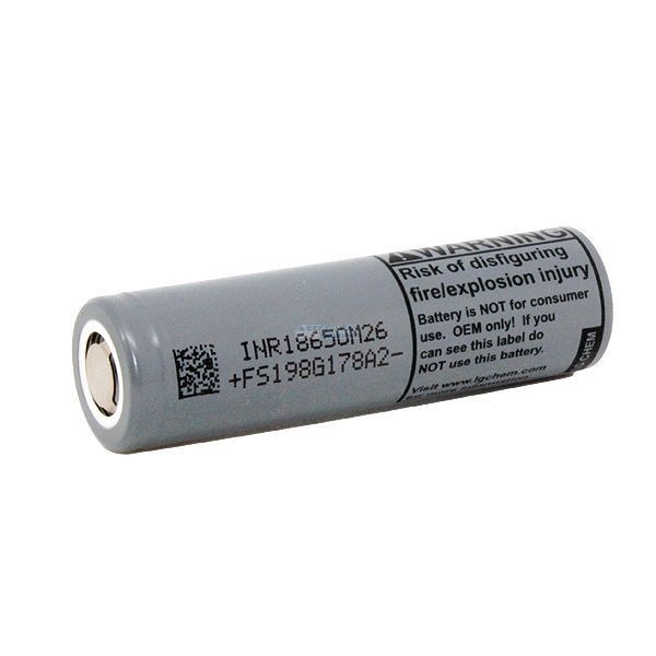 Акумулятор LG INR18650 M26 2600 mAh 10 А Сірий Вінниця - фото 1
