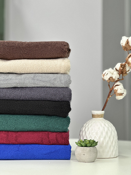 Рушник махровий Ideal Textile 50х90 см щільний з коротким ворсом 450 г/м2 Чернівці - фото 10