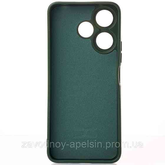 Xiaomi Redmi 13 Чохол силіконовий Захист камери (зелений) Одеса