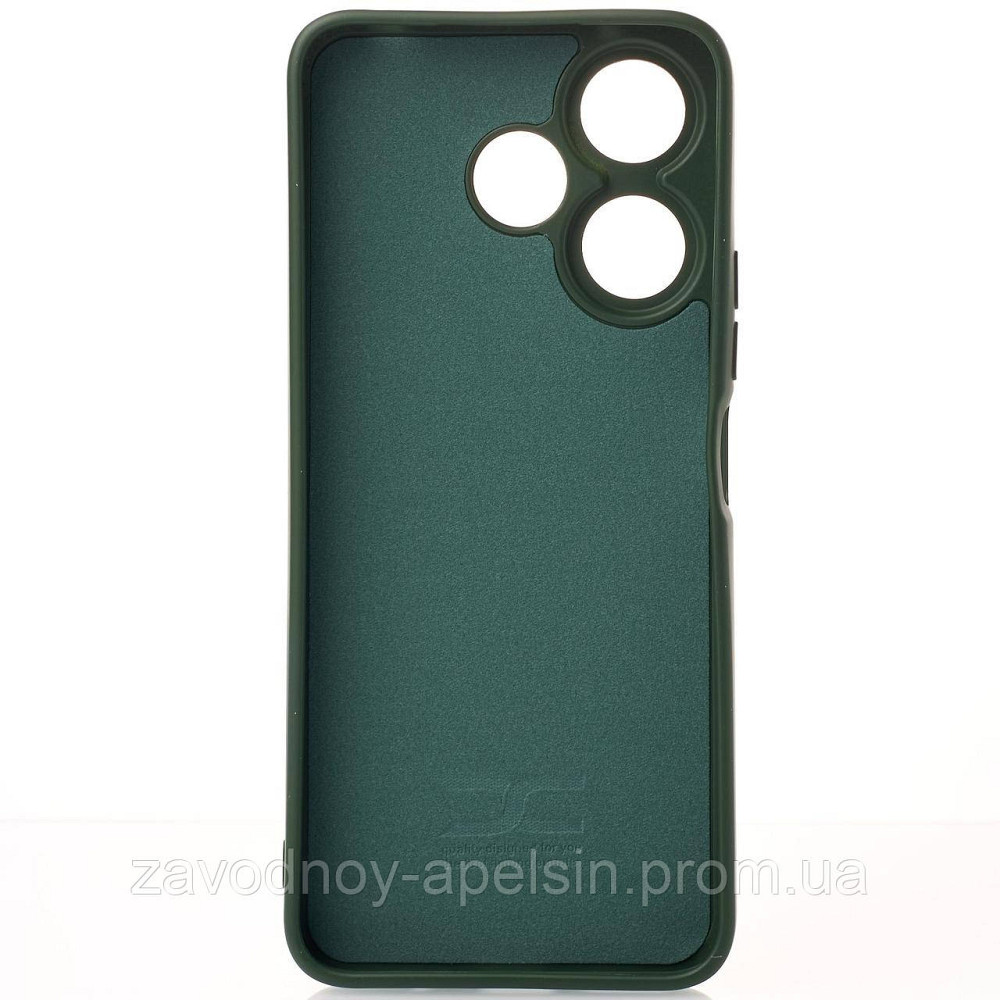 Xiaomi Redmi 13 Чохол силіконовий Захист камери (зелений) Одеса - фото 2