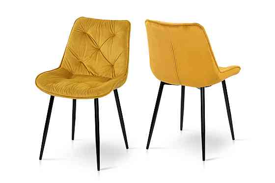 Стілець Прадо чорний, велюр карі Київ