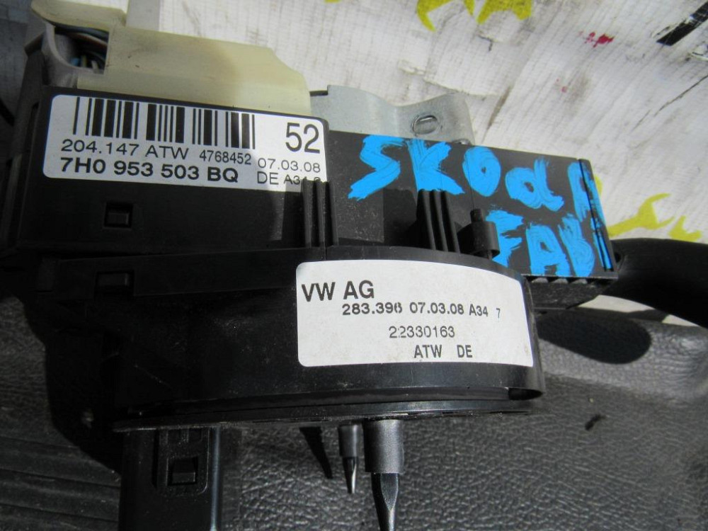 Підкермовий перемикач Skoda Fabia 2007-2014 (7H0953503BQ) Ковель - изображение 2