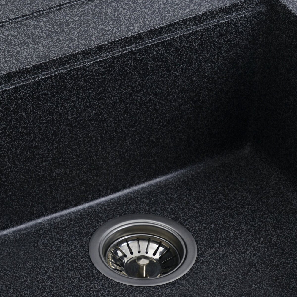 VALESO Гранітна мийка для кухні VALESO FIESTA 5149 матова Графіт Коломыя - изображение 5