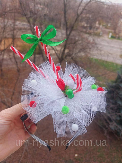 Обруч Конфетки Конфетка красно-белая Кривой Рог - изображение 3