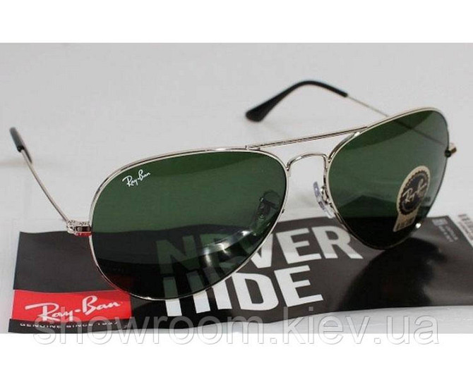 Женские солнцезащитные очки Ray Ban aviator 3026 (W3177) Lux Киев - изображение 4
