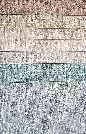 Шпалери вінілові на флізеліні NOVA метрові під штукатурку структурні однотонні зелені м'ята Київ