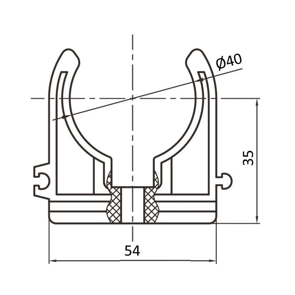Крепеж PPR Blue Ocean 40 Киев - изображение 2