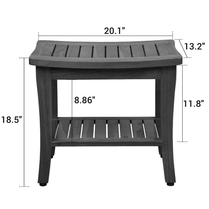 Стілець для ванної "Зантер" капучино Миколаїв - фото 2