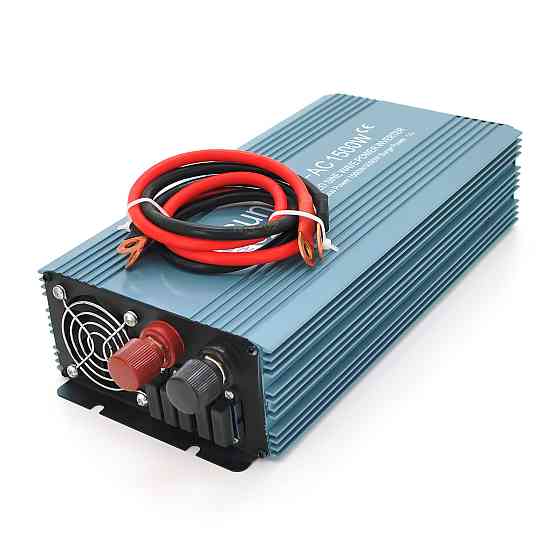 Інвертор напруги Mexxsun MXS-1500, 24V/220V, 1500W з модифікованою синусоїдою, 2 Shuko, клемні дроти, Q4 Київ